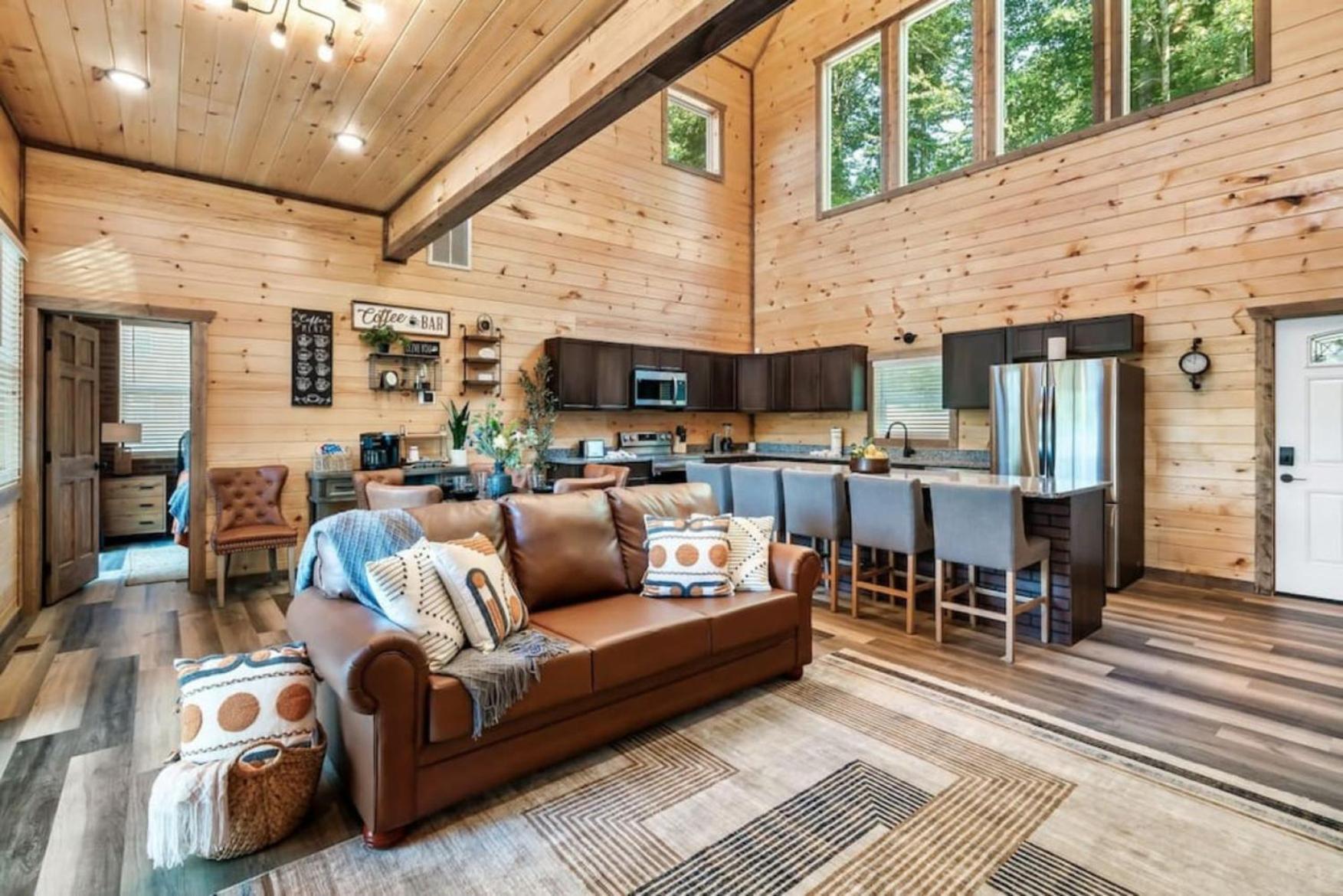Tranquil Mountain Getaway By Ghosal Luxury Lodging Gatlinburg Eksteriør billede