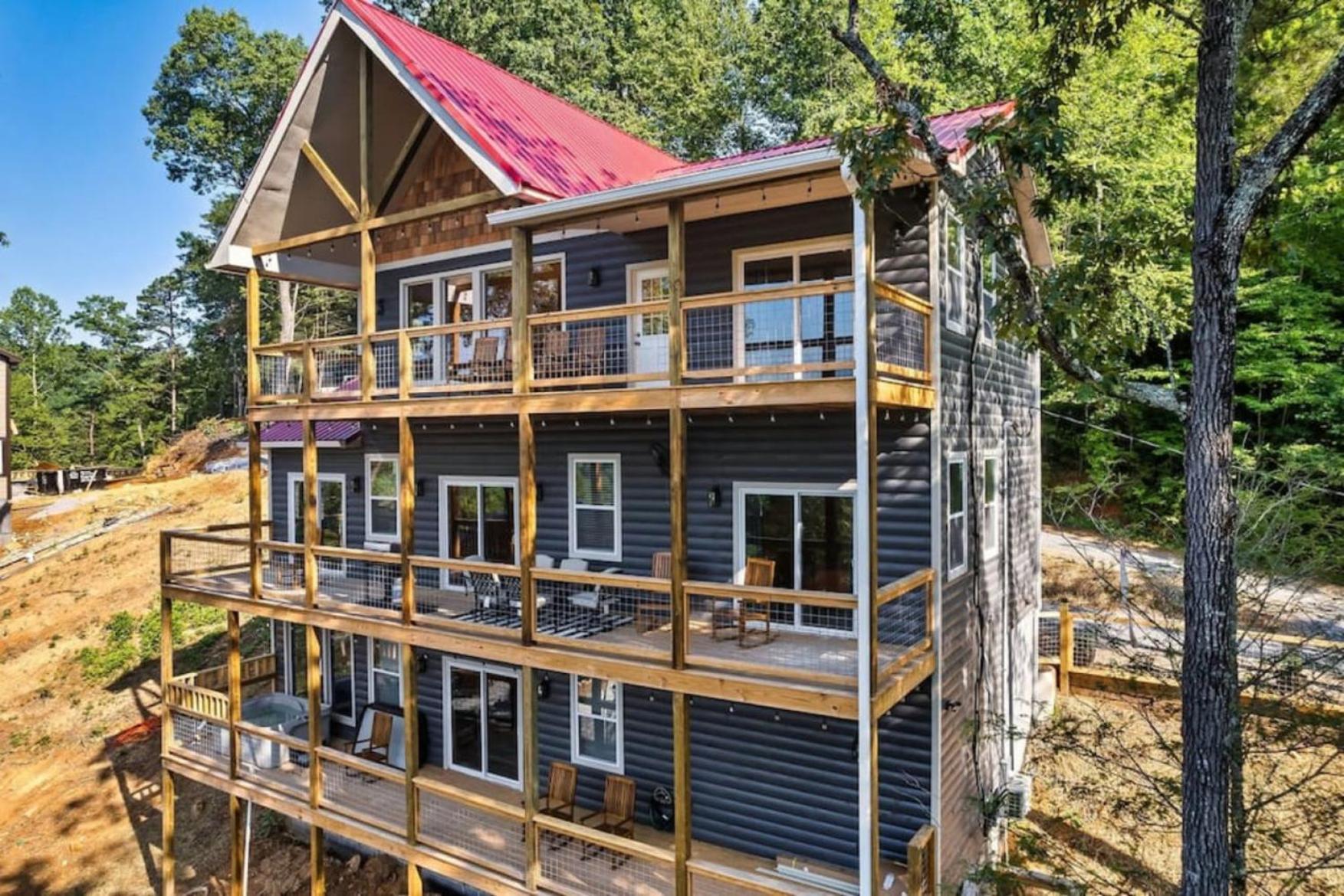 Tranquil Mountain Getaway By Ghosal Luxury Lodging Gatlinburg Eksteriør billede