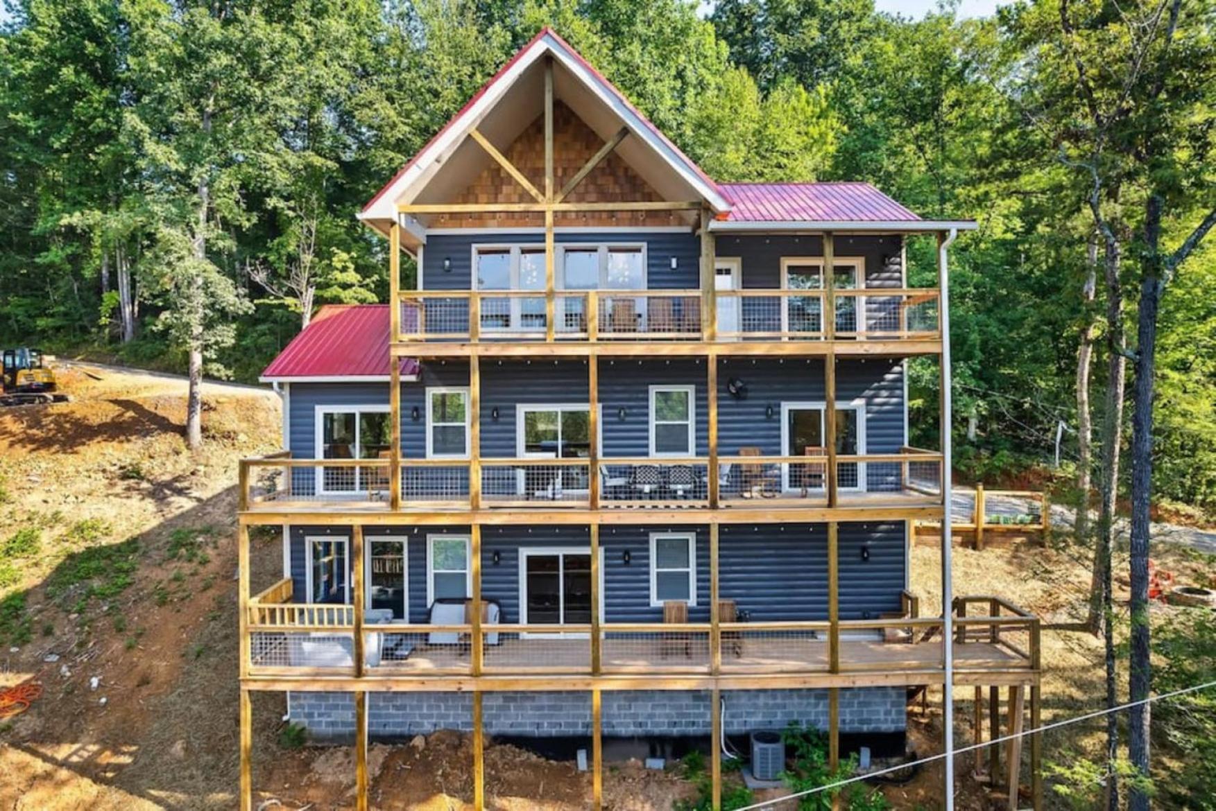 Tranquil Mountain Getaway By Ghosal Luxury Lodging Gatlinburg Eksteriør billede