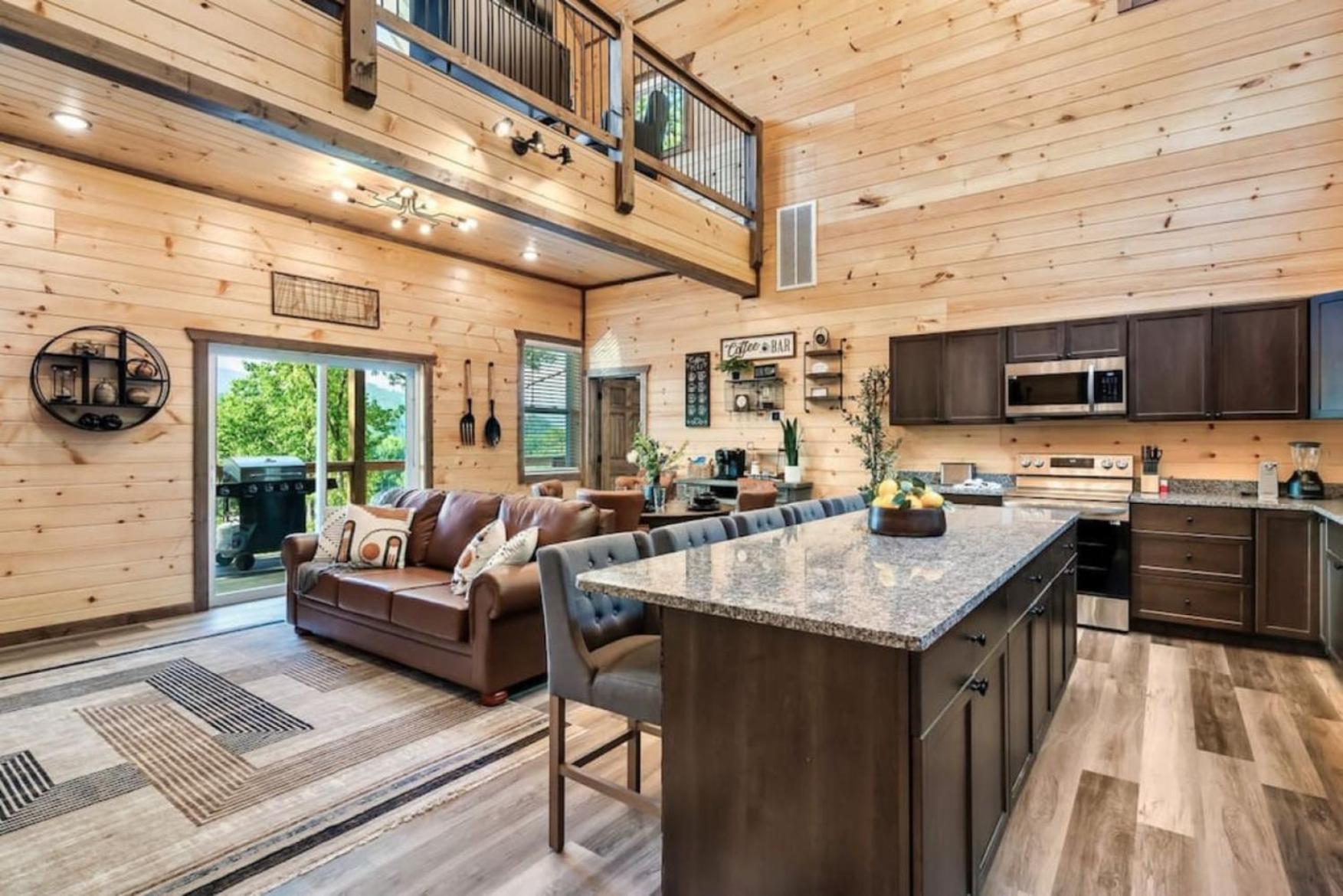 Tranquil Mountain Getaway By Ghosal Luxury Lodging Gatlinburg Eksteriør billede