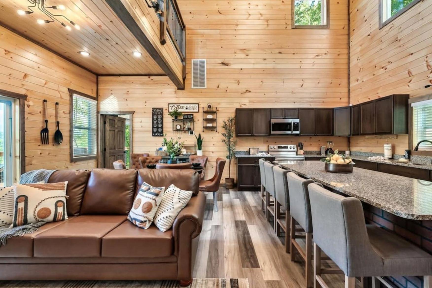 Tranquil Mountain Getaway By Ghosal Luxury Lodging Gatlinburg Eksteriør billede